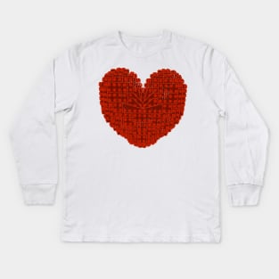 Lego Heart Kids Long Sleeve T-Shirt